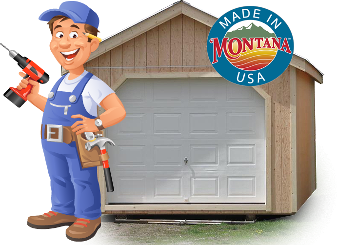 The Shed man - Kalispell Custom Sheds made in Montana